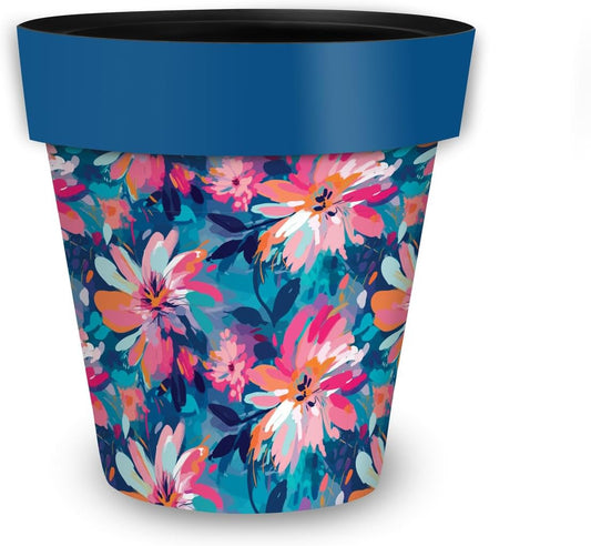 Briarwood Lane Abstract Floral Medium Planter-VerdiqueGarden