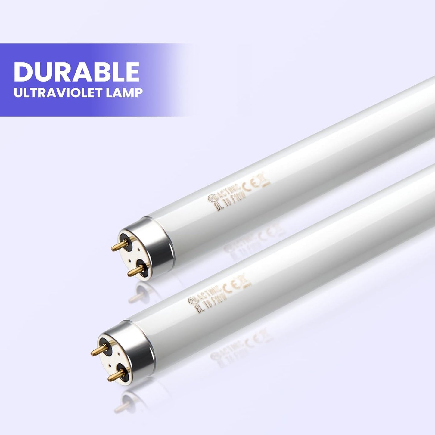 LiBa Bug Zapper Replacement UV Lamp Bulb - 10W Light Tubes, Compatible with 20W Indoor Electronic Mosquito Lamp, Suitable for LiBa Indoor Mosquito Zapper-VerdiqueGarden