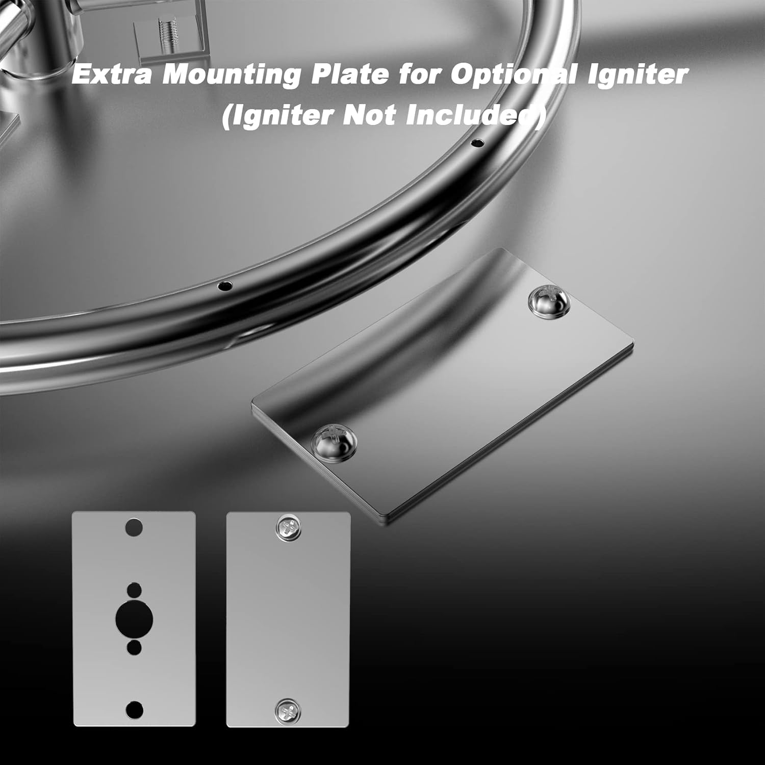 Skyflame 31" x 31" Round Stainless Steel DIY Drop-in Firepit System Assembly Set, Including Fire Pit Pan Fire Bowl with Burner Ring and Protective Cover-VerdiqueGarden