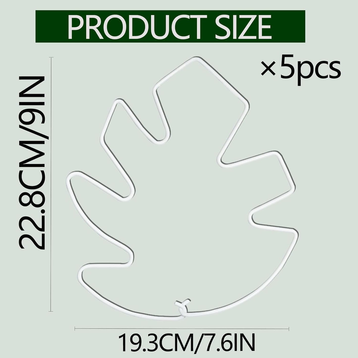 5PCS Monstera Plant Stem Support White 9 * 7.6in - Durable Stake Holder for Indoor Climbing Plants, Adjustable Installation Ideal for Fishbone Cactus and Plant Enthusiasts-VerdiqueGarden