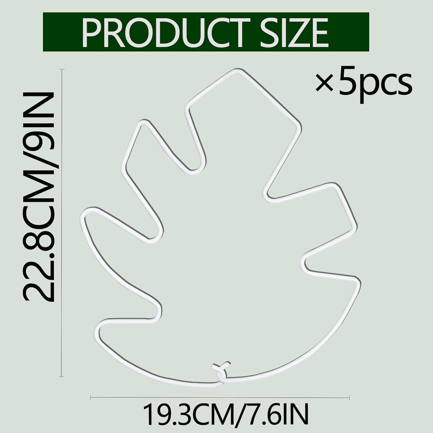 5PCS Monstera Plant Stem Support White 9 * 7.6in - Durable Stake Holder for Indoor Climbing Plants, Adjustable Installation Ideal for Fishbone Cactus and Plant Enthusiasts-VerdiqueGarden