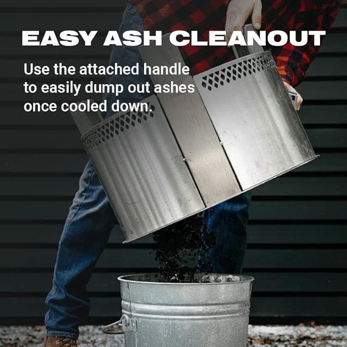 Breeo Smokeless Fire Pit (Y Series - Stainless Steel) | 21 inch Portable Smokeless Firepit for Outside | 31 Pounds | Ideal for Families Compatible with Wide Range of Breeo Accessories-VerdiqueGarden