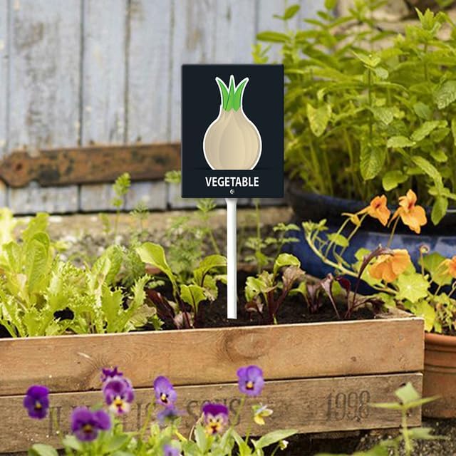 Eveokoki Aluminum Seed & Plant Labels - Plant Markes for Seedlings-Plant Tags for Pots - Garden Signs for Vegetable - Durable Markers for Plants Outdoor Waterproof - Garden Decor for Farmhouse-VerdiqueGarden