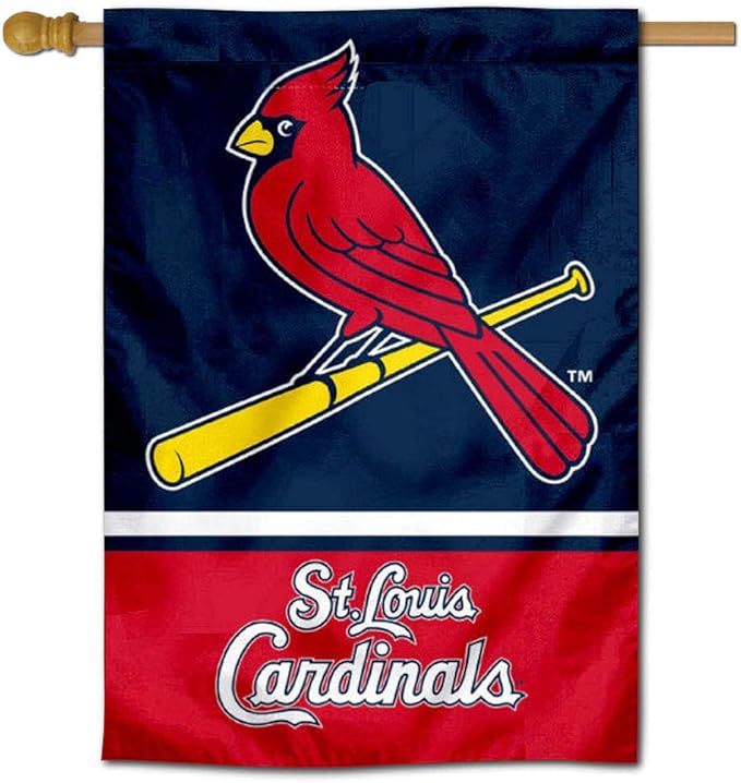 WinCraft St. Louis Cardinals Two Sided House Flag-VerdiqueGarden