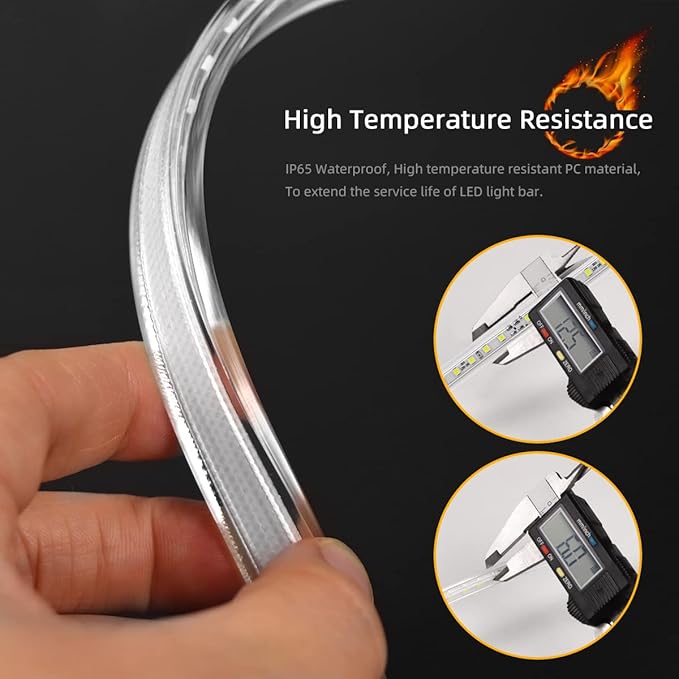 White LED Strip Lights Waterproof, AC 110V, 1800LEDs, 6500k Outdoor LED Rope Light 15M/49.2ft for Garden, Patio, Indoor Outdoor Decoration-VerdiqueGarden