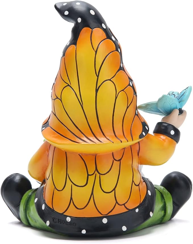 Hodao Spring Butterfly Gnomes Decorations Butterfly Gnomes Ornaments Scandinavian Tomte Elf Decor Summer Butterfly Gnomes Figurines for Outdoor Garden Decor Birthday Gifts for Mom, Women, Grandma-VerdiqueGarden