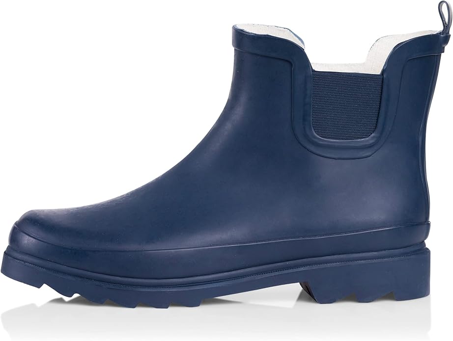 NORTY - Womens Ankle Rain Boots - Ladies Waterproof Winter Spring Garden Boot runs ½ size large-VerdiqueGarden