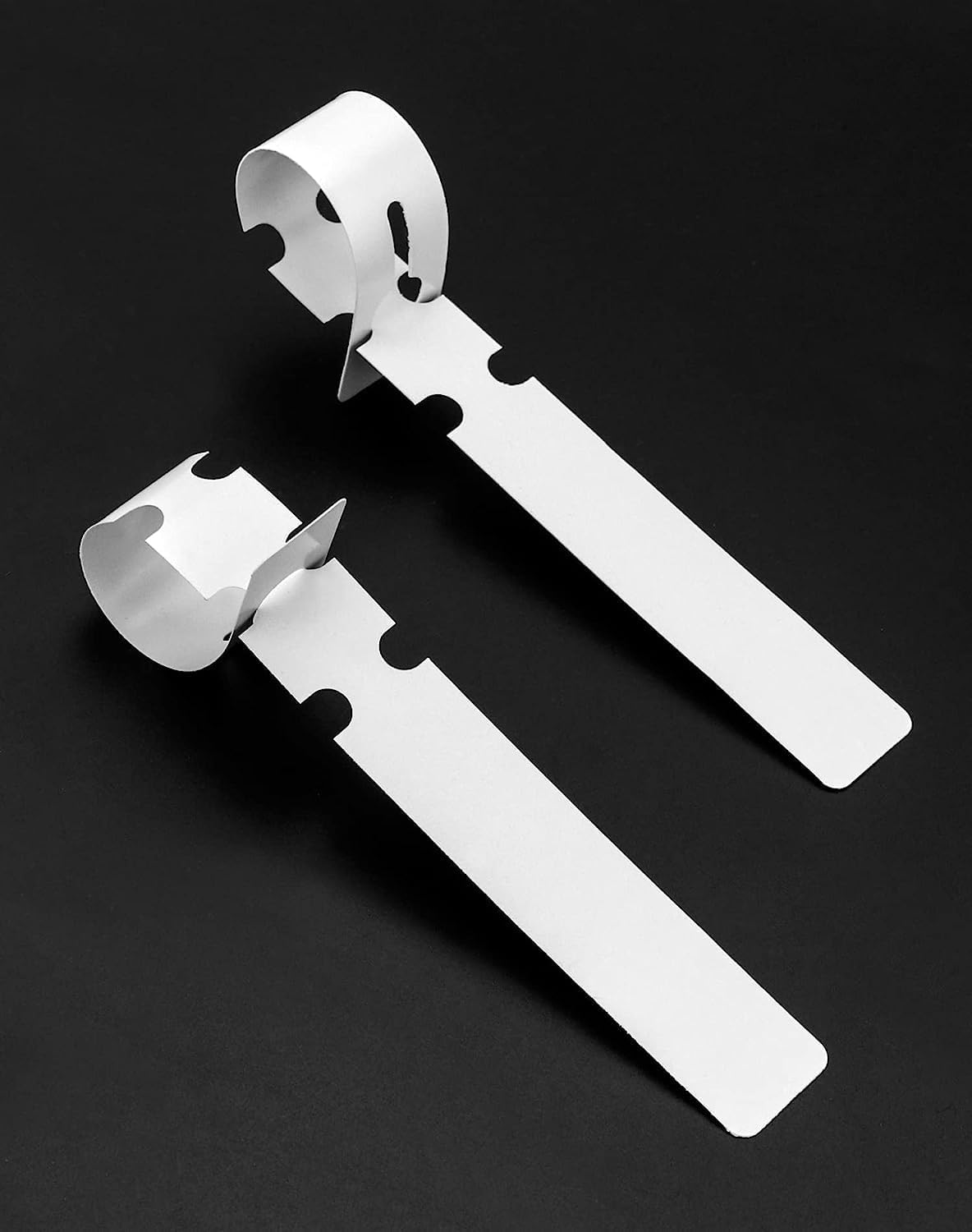 100Pcs White Plant Tags Wrap Around Tree Tags Markers, Removable,Adjustable Garden Labels 8.27"x0.8"-VerdiqueGarden