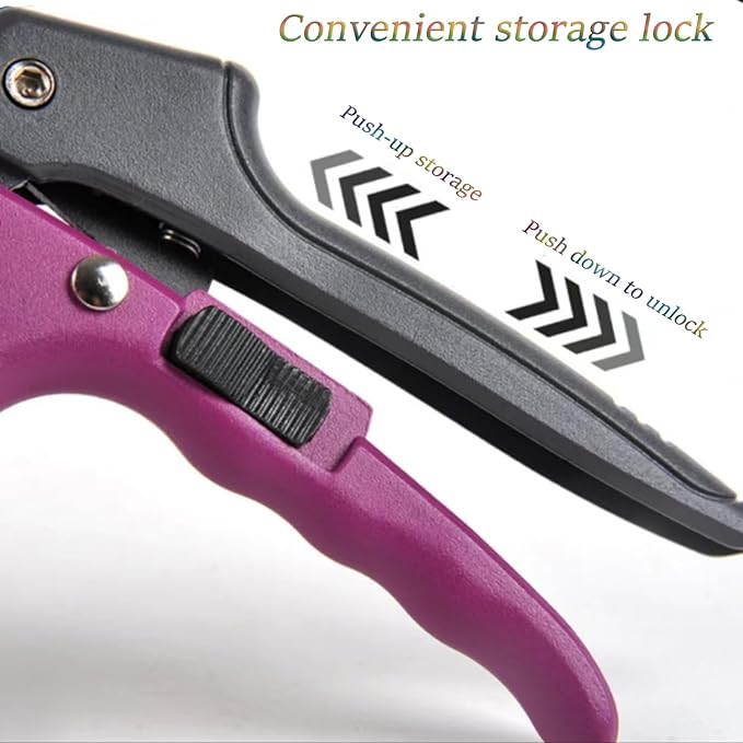 Garden clippers, premium Germany pruners, Work 3 times easier, professional pruning shears, cutting rose, flower, hedge, stem, tree, Sharp gardening scissors, Arthritis weak hand snips (Japanese-2, 1)-VerdiqueGarden