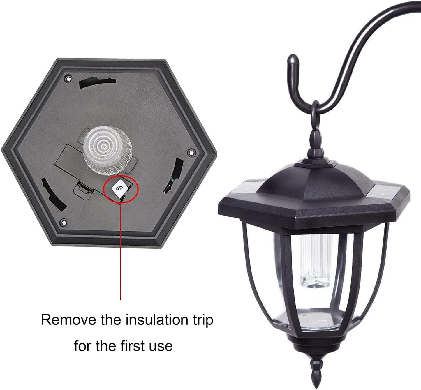 MAGGIFT 34 Inch Hanging Solar Lights Outdoor Waterproof Solar Garden Lights with 2 Shepherd Hooks Landscape Lighting for Lawn Patio Yard Pathway Driveway,2 Pack-VerdiqueGarden