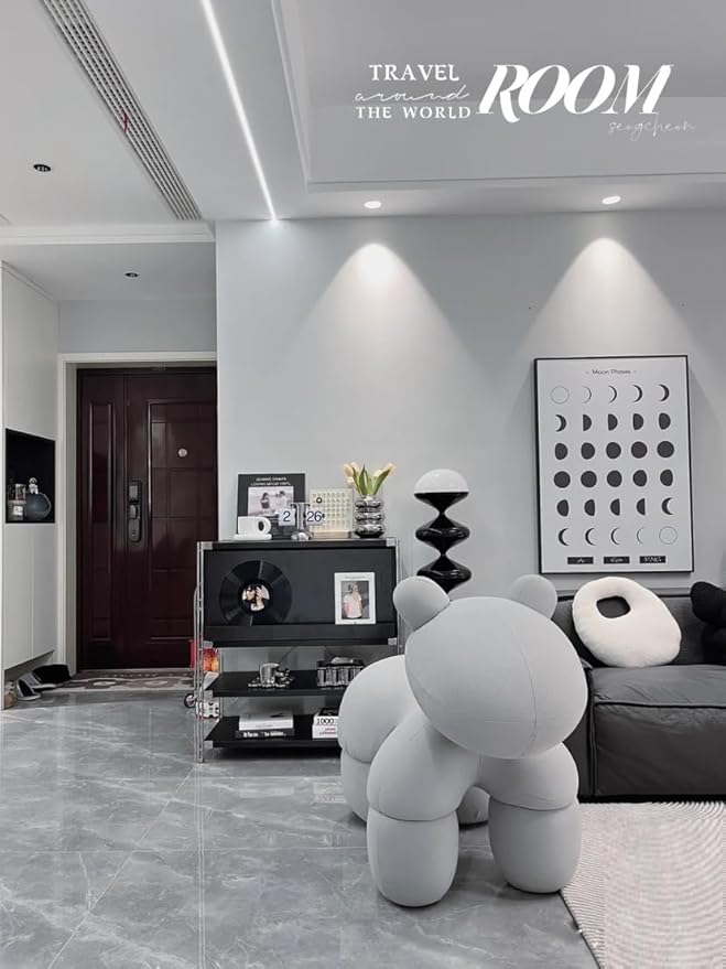 Dimoon 118''x17.7'' Grey Peel and Stick Wallpaper Contact Paper Modern Self Adhesive Wall Paper Removable Renter Friendly Textured Solid Color Shelf Cabinet Vinyl Roll (118''x17.7'',Silver Grey)-VerdiqueGarden