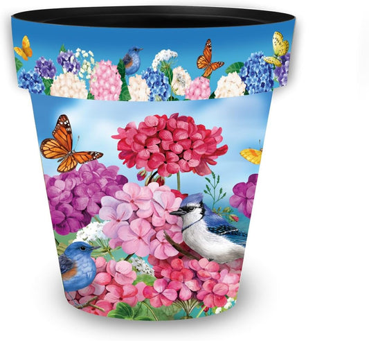 Briarwood Lane Geraniums in Bloom Medium Planter-VerdiqueGarden