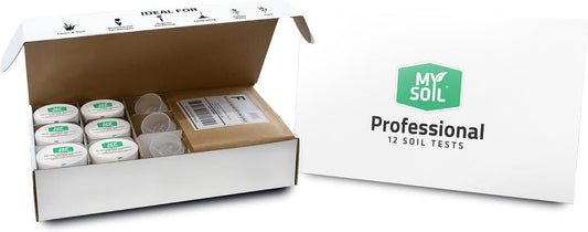 MySoil Soil Test Kit 12 Pack, Grow The Best Lawn & Garden, Complete & Accurate Nutrient and pH Analysis with Recommendations Tailored to Your Soil and Plant Needs-VerdiqueGarden