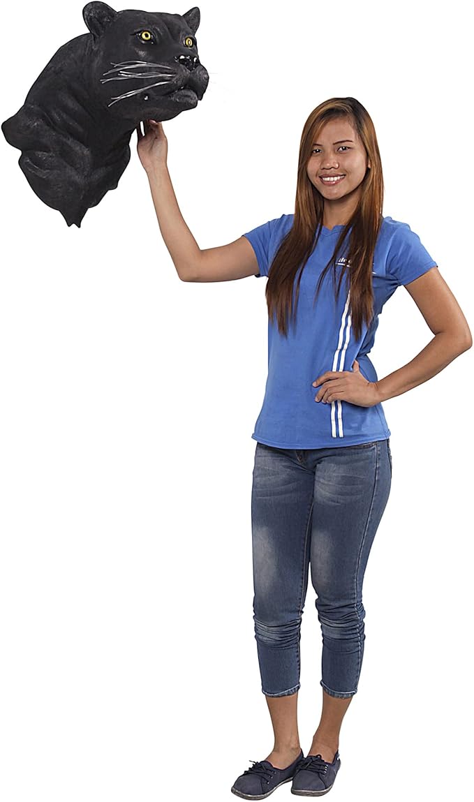 Design Toscano Shadow Predator Black Panther Wall Sculpture-VerdiqueGarden