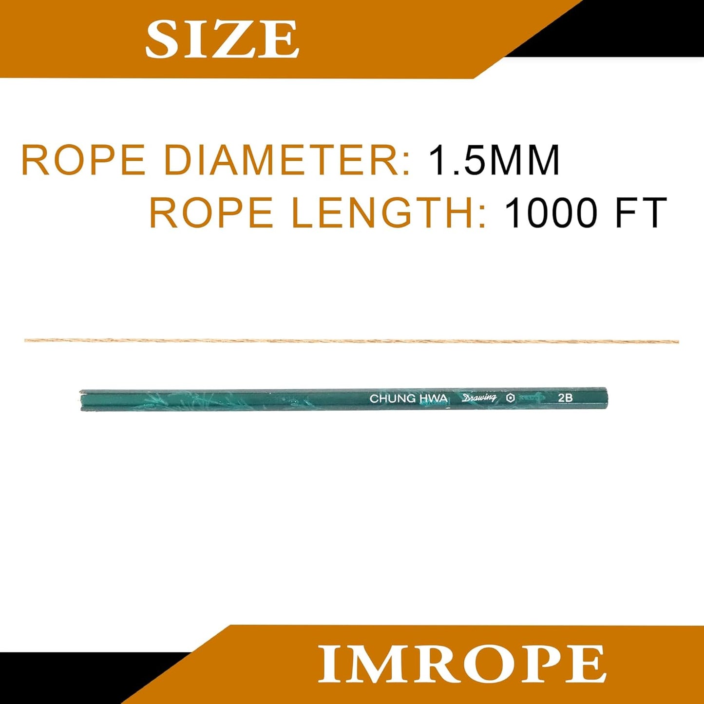 1.5mm x 1000 Feet Natural Jute Rope, Twine for Gardening Tomato Climbing Plant Tie Floristry Crafts Gift Wrapping Packing Decor-VerdiqueGarden