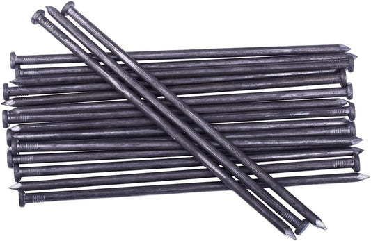 Metal Landscape Edging Anchoring Spikes, 100PCS 10 Inch Landscape Paver Edging Anchoring Spikes for Artificial Turf, Weed Barrier, Tent Spikes, Camping (100)-VerdiqueGarden