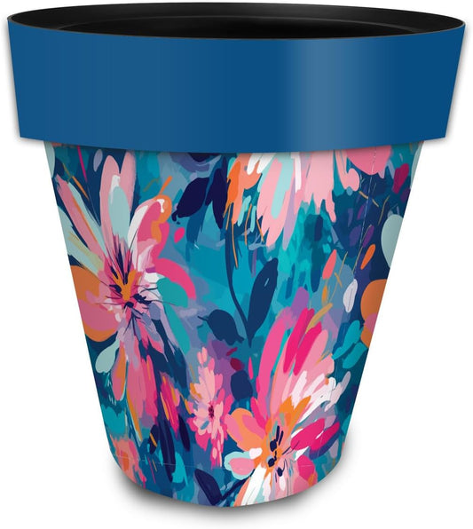 Briarwood Lane Abstract Floral Large Planter-VerdiqueGarden