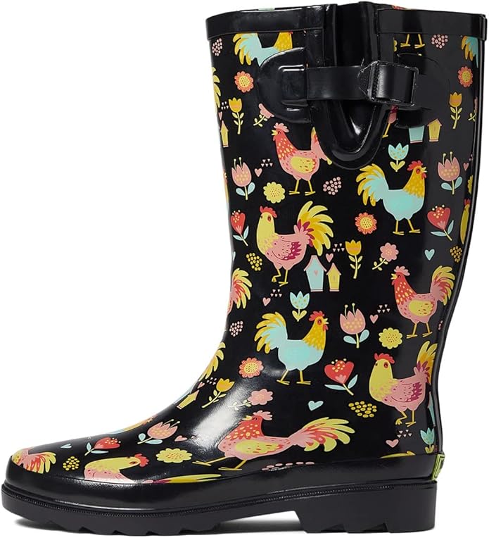 Western Chief Women's Tall Waterproof Rain Boot Outdoor Garden Shoes-VerdiqueGarden