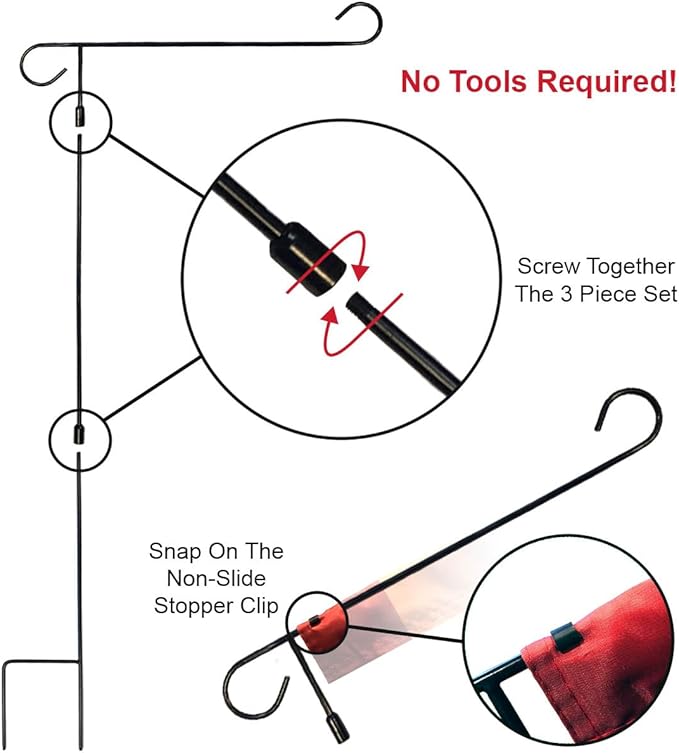 College Flags & Banners Co. Ducks Garden Banner Flag with Flag Pole Stand Set-VerdiqueGarden