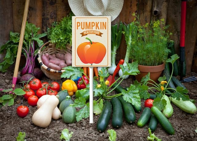 Eveokoki Aluminum Seed & Plant Labels - Plant Markes for Seedlings-Plant Tags for Pots - Garden Signs for Vegetable - Durable Markers for Plants Outdoor Waterproof - Garden Decor for Farmhouse-VerdiqueGarden