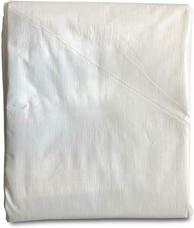 10' x 20' Economy Sidewall Kit for Canopy Tent, Complete Set of (2) White 10' and (2) 20' Side Walls for 7' Foot Height Party Frame and Outdoor Pole Tents, Tent Not Included-VerdiqueGarden