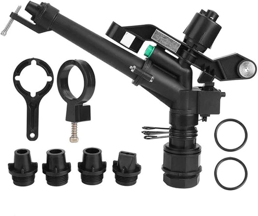 1.5in to 1in DN25 Female Thread Adjustable 360 Degree Rotating Rocking Arm Sprinkler Farm Irrigation for farm agriculture-VerdiqueGarden