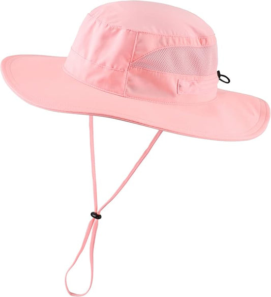 Connectyle Women's UPF 50+ Sun Hat UV Protection Wide Brim Bucket Hat Summer Beach Hats Fishing Hiking Outdoor Safari Hats-VerdiqueGarden