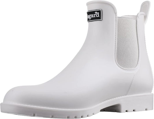 Asgard Women's Ankle Rain Boots Waterproof Chelsea Boots-VerdiqueGarden