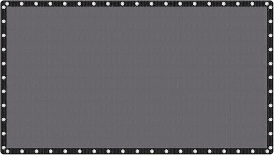 VICLLAX Shade Fabric Sun Shade Cloth Privacy Screen with Grommets for Patio Garden Pergola Cover Canopy 20x36 FT, Grey-VerdiqueGarden