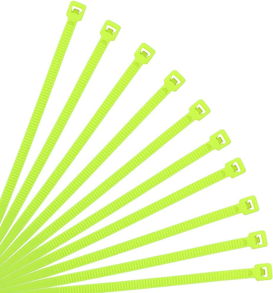 XINGO 8 Inch Cable Zip Ties (500 Pack), 40 Lbs Tensile Strength-Heavy Duty, Self-Locking Nylon Plastic Nylon Wire Ties for indoor and outdoor use(Apple Green)-VerdiqueGarden