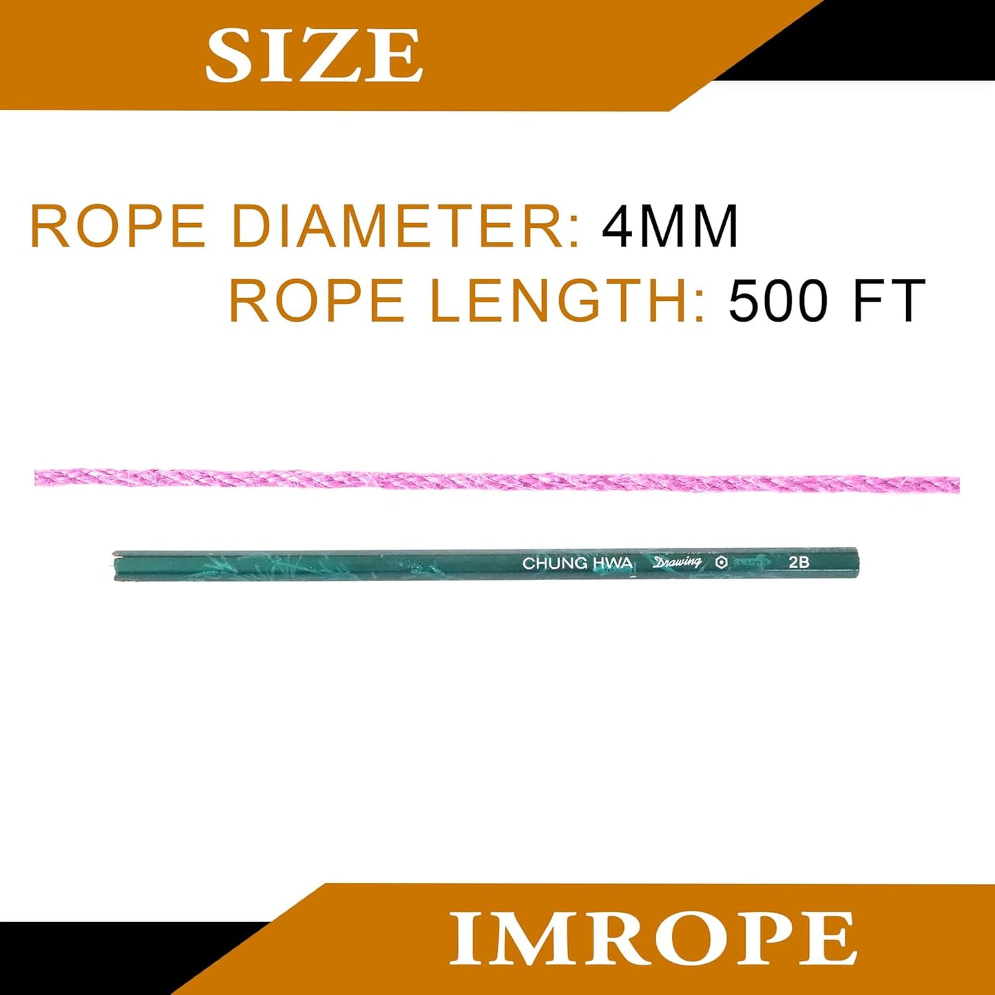 4mm x 500 Feet Pink Jute Rope, Twine for Gardening Tomato Climbing Plant Tie Floristry Crafts Gift Wrapping Packing Decor-VerdiqueGarden