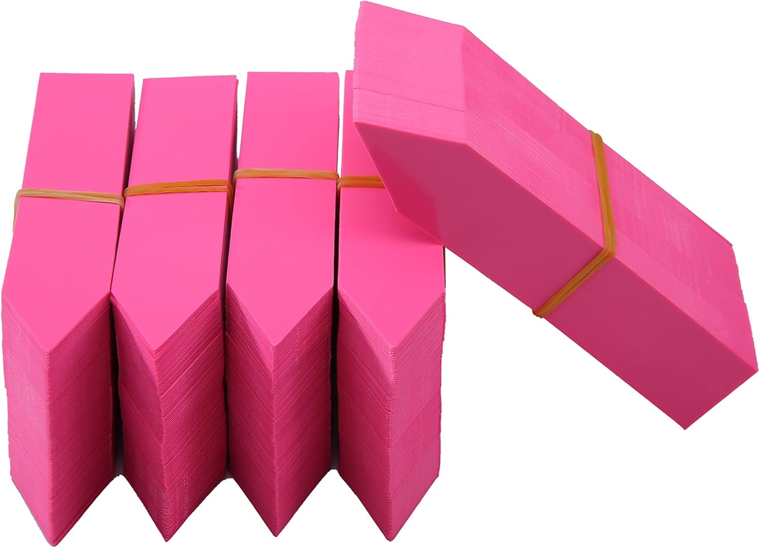 1000 Pcs 4 Inch Garden Plant Labels, Plastic Nursery Tags Waterproof Pot Seed Markers, Pink-VerdiqueGarden
