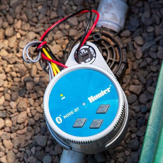 Hunter Company Node-BT Battery Operated 1-Station Bluetooth Irrigation Controller (DC Solenoid Not Included)-VerdiqueGarden