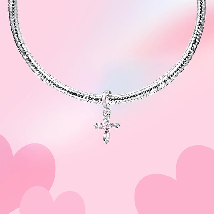 Bible Family Mom Wife Love Heart Dangle Charm 925 Sterling Silver Charms fits Bracelets and Necklace Pendant Bead Charms Jewelry Present for Women Family Friends