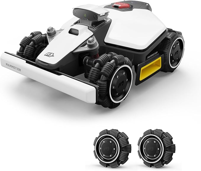 LUBA mini AWD 1500 Robot Lawn Mower with 4G for 0.37 Acre, All-Wheel-Drive for 80% Slope, No Perimeter Wire, UltraSense AI Vision+RTK Auto-Mapping, Cutting Height 0.8"-2.6"-VerdiqueGarden