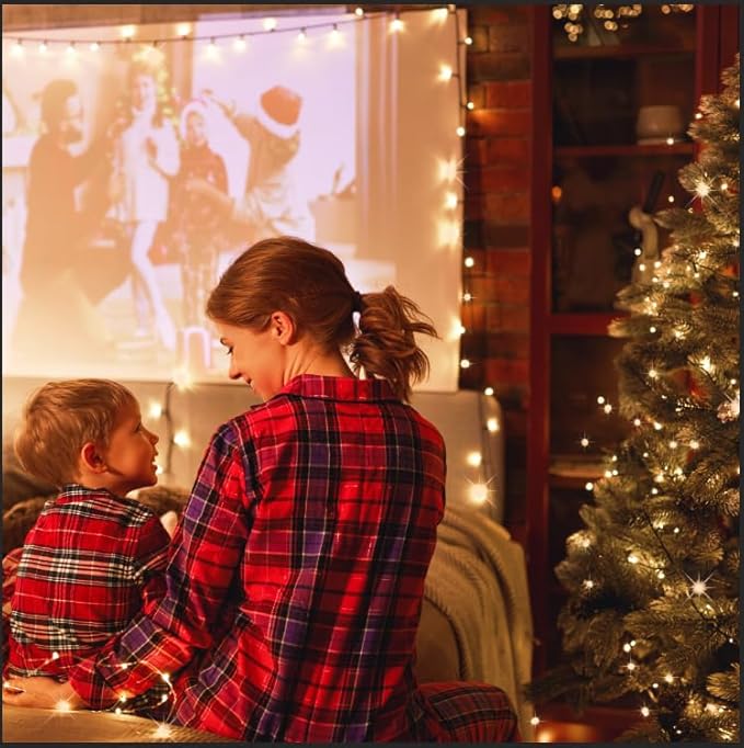 100 LED Christmas String Lights, 39FT Indoor Christmas Lights Plug-in with 8 Modes & Timer & Memory Function, Waterproof Christmas Lights Outdoor for Holiday Party Christmas Tree Decor-VerdiqueGarden