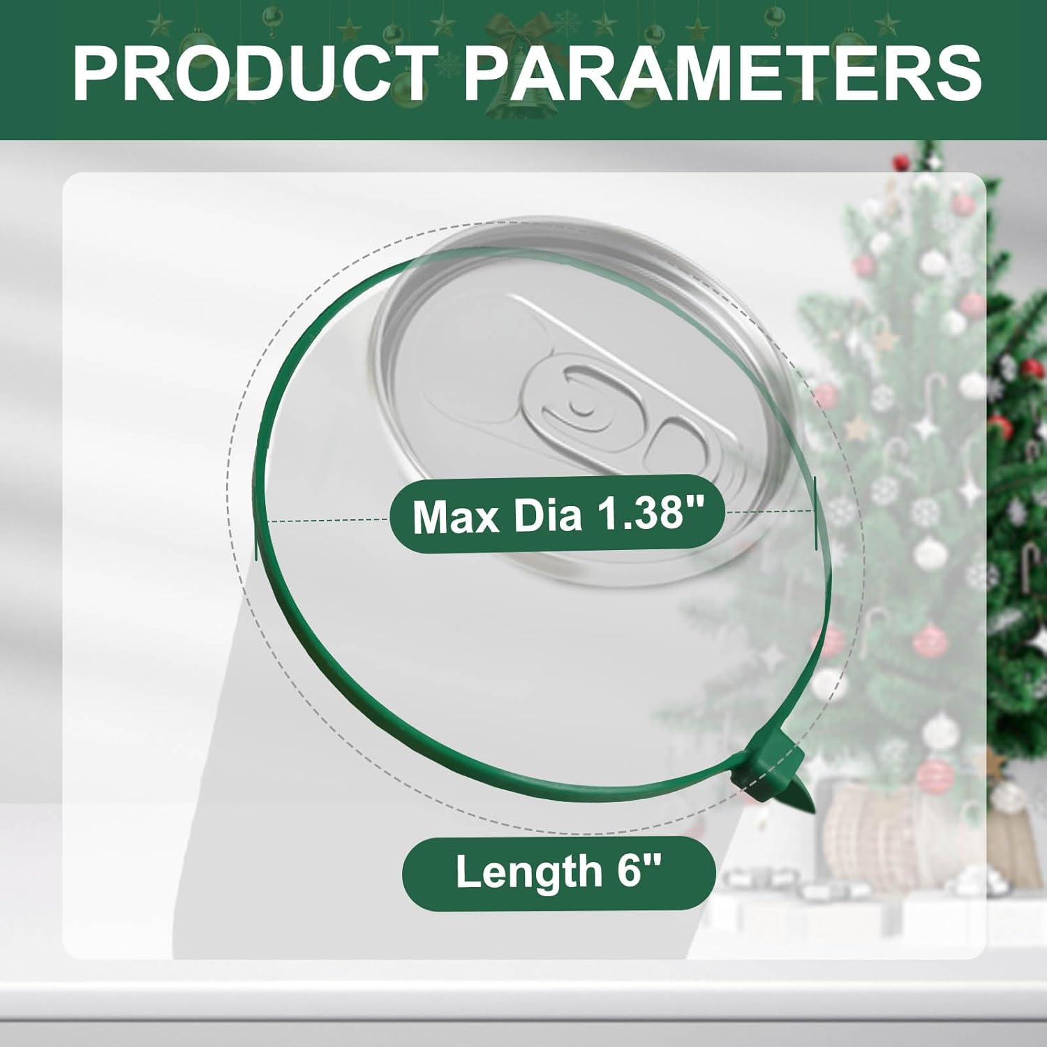 Green Zip Ties 6", 1000 Pack, Cable Ties UV Resistant, Wire Ties 25 lbs Tensile Strength for Garden, Plants, Holiday Lights, Yakobela-VerdiqueGarden