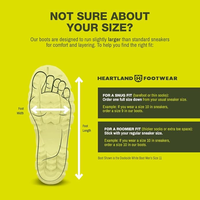 Heartland Dockside Waterproof Work Boots for Men and Women - Durable, Flexible PVC Boots for Marine Work with Easy On/Off, Slip-Resistant Outsoles-VerdiqueGarden