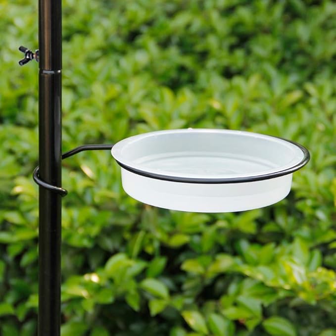 yosager Premium Bird Feeding Station Kit, 75" x 21" Bird Feeder Pole, A Multi Feeder Hanging Kit with Metal Suet and Bath for Attracting Wild Birds, Birdfeeder and Planter Hanger-VerdiqueGarden
