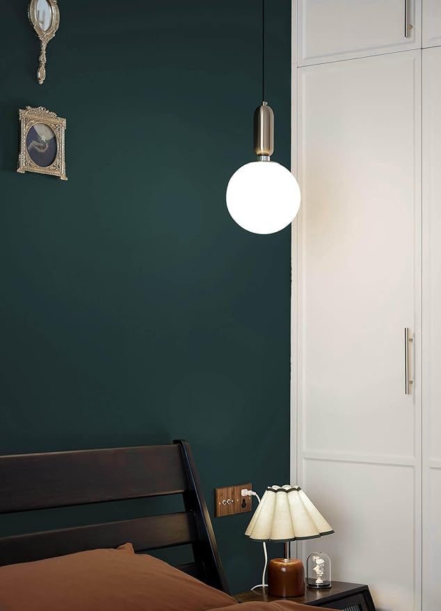 Dimoon 236''x17.7'' Green Peel and Stick Wallpaper Contact Paper Modern Self Adhesive Wall Paper Removable Renter Friendly Textured Solid Color Shelf Cabinet Vinyl Roll (236''x17.7'',Palegreen)-VerdiqueGarden