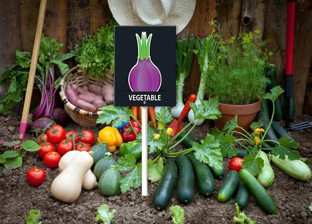 Eveokoki Aluminum Seed & Plant Labels - Plant Markes for Seedlings-Plant Tags for Pots - Garden Signs for Vegetable - Durable Markers for Plants Outdoor Waterproof - Garden Decor for Farmhouse-VerdiqueGarden