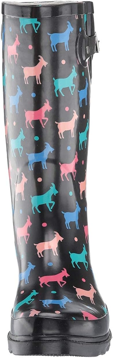 Western Chief Women's Tall Waterproof Rain Boot Outdoor Garden Shoes-VerdiqueGarden