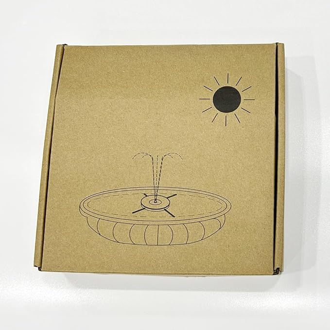 SZMP Solar Fountain, 4W Solar Powered Bird Bath Fountains with 4000 Battery, Color LED Lights, Outdoor Water Feature Fountain Pump with 7 Nozzle and 4 Fixers for Garden, Patio, Pond, and Pool-VerdiqueGarden