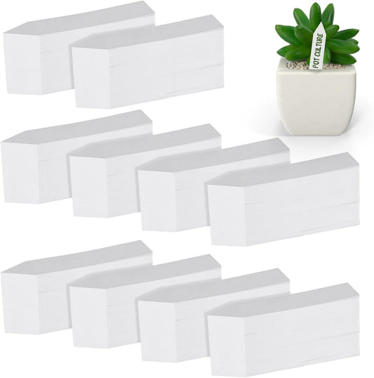 YaeCCC 1000 Pcs 4 Inches Plant Labels Plastic Plant Tags Nursery Garden Labels Pot Marker Garden Stake Tags for Fruit Trees, Flowers, Shrubs, etc-VerdiqueGarden