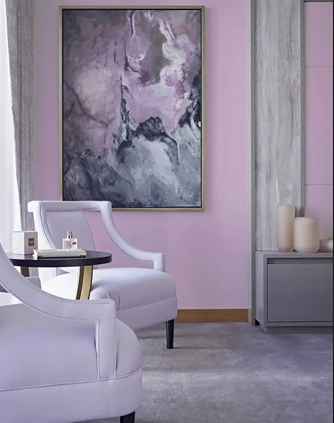 Dimoon 236''x17.7'' Purple Peel and Stick Wallpaper Contact Paper Modern Self Adhesive Wall Paper Removable Renter Friendly Textured Solid Color Shelf Cabinet Vinyl Roll (236''x17.7'',Purple)-VerdiqueGarden