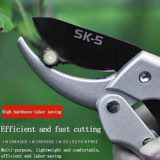 Garden clippers, premium Germany pruners, Work 3 times easier, professional pruning shears, cutting rose, flower, hedge, stem, tree, Sharp gardening scissors, Arthritis weak hand snips (Japanese-1, 1)-VerdiqueGarden