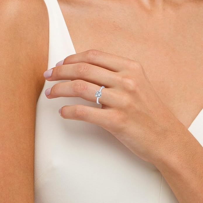 1 to 5 Carat LAB GROWN Solitaire IGI CERTIFIED Diamond Engagement Ring (E-F Color VS2-SI1 Clarity)