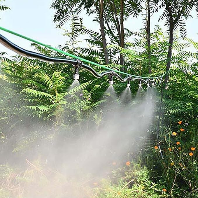 1/4 Inch Drip Irrigation Tubing Fitting to Faucet Adapter Connector, 2 Way Y Splitter for 3/4" Inch Garden Hose to 1/4 Inch Drip Irrigation Hose-VerdiqueGarden