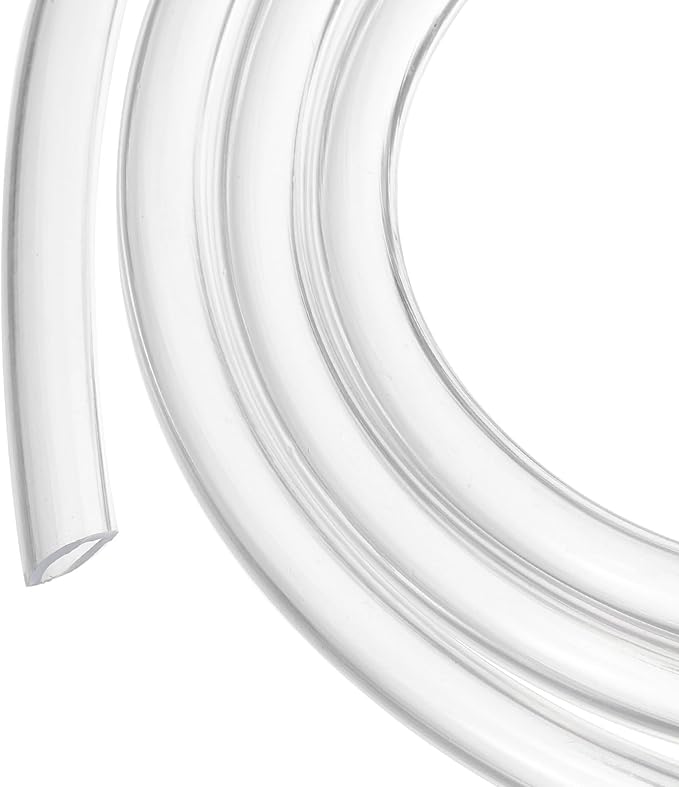 1/4" x 3/8" Clear Plastic PVC Tubing 5ft Flexible Vinyl Tube, [for Garden Irrigation, Water Hose, Fish Tank, Aquarium] - 6.4x9.5mm-VerdiqueGarden