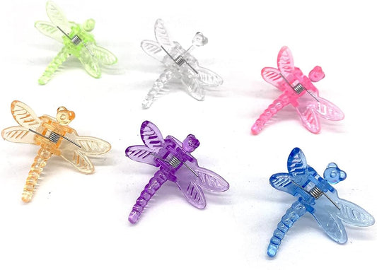 30Pcs Colorful Dragonfly Orchid Clips, Garden Plant Vine Support Clips Flower Clips-VerdiqueGarden